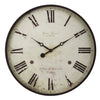 Monarch Specialties I 9057 - Clocks, 20" Round, Wall Clock, Antique Brown, Transitional - - Mounts For Less
