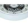 Monarch Specialties I 9059 - Clocks, 20" Round, Gear Mechanism, Wall Clock, Antique White, Transitional - - Mounts For Less