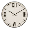 Monarch Specialties I 9060 - Clocks, 20" Round, Wall Clock, Black, White, Modern - - Mounts For Less