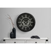 Monarch Specialties I 9072 - Clocks, 23" Round, Gear Mechanism, Wall Clock, Black, Transitional - - Mounts For Less