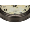 Monarch Specialties I 9080 - Clocks, 16" Round, Wall Clock, Antique Brown, Transitional - - Mounts For Less