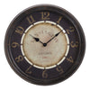 Monarch Specialties I 9082 - Clocks, 16" Round, Wall Clock, Antique Brown, Transitional - - Mounts For Less
