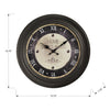 Monarch Specialties I 9083 - Clocks, 16" Round, Wall Clock, Antique Brown, Transitional - - Mounts For Less