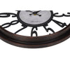 Monarch Specialties I 9084 - Clocks, 16" Round, Wall Clock, Antique Brown, Transitional - - Mounts For Less