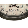 Monarch Specialties I 9085 - Clocks, 16" Round, Wall Clock, Antique Brown, Transitional - - Mounts For Less
