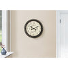 Monarch Specialties I 9085 - Clocks, 16" Round, Wall Clock, Antique Brown, Transitional - - Mounts For Less