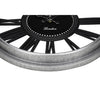 Monarch Specialties I 9086 - Clocks, 16" Round, Wall Clock, Silver, Black, Transitional - - Mounts For Less