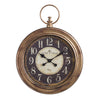 Monarch Specialties I 9092 - Clocks, 18" Round, Wall Clock, Antique Brown, Traditional - - Mounts For Less
