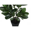 Monarch Specialties I 9504 - Artificial Plant, 28" Tall, Garcinia Tree, Indoor, Faux, Fake, Floor, Greenery, Potted, Real Touch, Decorative, Green Leaves, Black Pot - - Mounts For Less