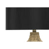 Monarch Specialties I 9606 - Lighting, 25"H, Table Lamp, Black Shade, Brown Resin, Contemporary - - Mounts For Less