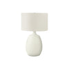 Monarch Specialties I 9609 - Lighting, 26"H, Table Lamp, Ivory / Cream Shade, Cream Resin, Contemporary - - Mounts For Less