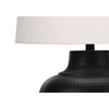 Monarch Specialties I 9615 - Lighting, 26"H, Table Lamp, Black Metal, Ivory / Cream Shade, Transitional - - Mounts For Less