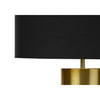 Monarch Specialties I 9629 - Lighting, 25"H, Table Lamp, Black Concrete, Black Shade, Contemporary - - Mounts For Less