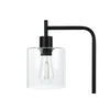 Monarch Specialties I 9637 - Lighting, 20"H, Table Lamp, Usb Port Included, Black Metal, Glass Shade, Modern - - Mounts For Less