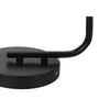 Monarch Specialties I 9637 - Lighting, 20"H, Table Lamp, Usb Port Included, Black Metal, Glass Shade, Modern - - Mounts For Less