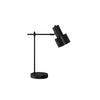 Monarch Specialties I 9647 - Lighting, 21"H, Table Lamp, Usb Port Included, Black Metal, Black Shade, Modern - - Mounts For Less