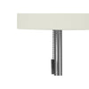 Monarch Specialties I 9649 - Lighting, Set Of 2, 17"H, Table Lamp, Usb Port Included, Nickel Metal, Ivory / Cream Shade, Contemporary - - Mounts For Less