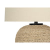 Monarch Specialties I 9713 - Lighting, 25"H, Table Lamp, Rattan, Beige Shade, Transitional - - Mounts For Less