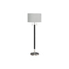 Monarch Specialties I 9748 - Lighting, 60"H, Nickel Metal, Grey Shade, Contemporary - - Mounts For Less
