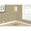 Monarch Specialties I 9759 - Lighting, 62"H, Brass Metal, Ivory / Cream Shade, Contemporary - - Mounts For Less