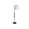 Monarch Specialties I 9760 - Lighting, 63"H, Floor Lamp, Black Metal, Ivory / Cream Shade, Contemporary - - Mounts For Less