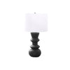 Monarch Specialties I 9763 - Lighting, 26"H, Black Ceramic, Ivory / Cream Shade, Contemporary - - Mounts For Less