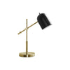 Monarch Specialties I 9766 - Lighting, 18"H, Brass Metal, Black Shade, Contemporary - - Mounts For Less