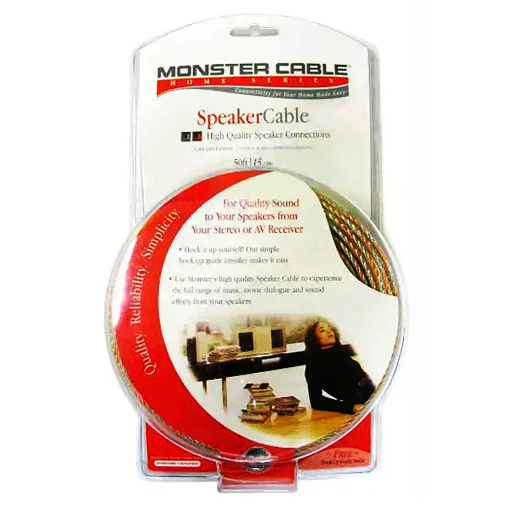 Monster - Home Series 2-Conductor Speaker Cable, 16AWG, 50 Feet Length - - Mounts For Less