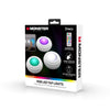 Monster - Set of 3 Multi-Colored LED Lights with Touch Control and Remote Control - - Mounts For Less