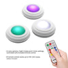 Monster - Set of 3 Multi-Colored LED Lights with Touch Control and Remote Control - - Mounts For Less