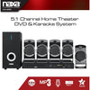Naxa - DVD and Karaoke System for Home Theater, 5.1 Channels, Black - - Mounts For Less