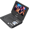 Naxa - Portable DVD Player With 9" Rotating LCD Screen, Black - - Mounts For Less