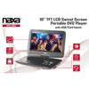 Naxa - Portable DVD Player with 10" Rotating Screen, USB/SD/MMC Inputs, Black - - Mounts For Less