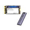 Netac - USB 3.2 SSD and External Case Set, 1 TB Capacity with USB-A and USB-C Cable - - Mounts For Less