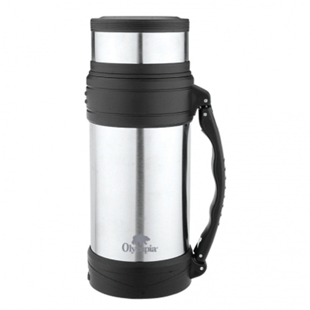 Olympia - Insulated Food or Drink Container, 1.2L Silver - - Mounts For Less