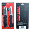 Olympia - Set of 2 Camping Knives, Stainless Steel Blade - - Mounts For Less