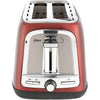 Oster - Long Slot Four Slice Toaster, 1500W, Red - - Mounts For Less