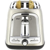 Oster - Two Slice Toaster with Extra Wide Slot, Stainless Steel - - Mounts For Less