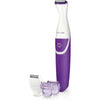 Philips - Cordless Bikini Trimmer for Women with Accessories and Carrying Pouch, Purple - - Mounts For Less
