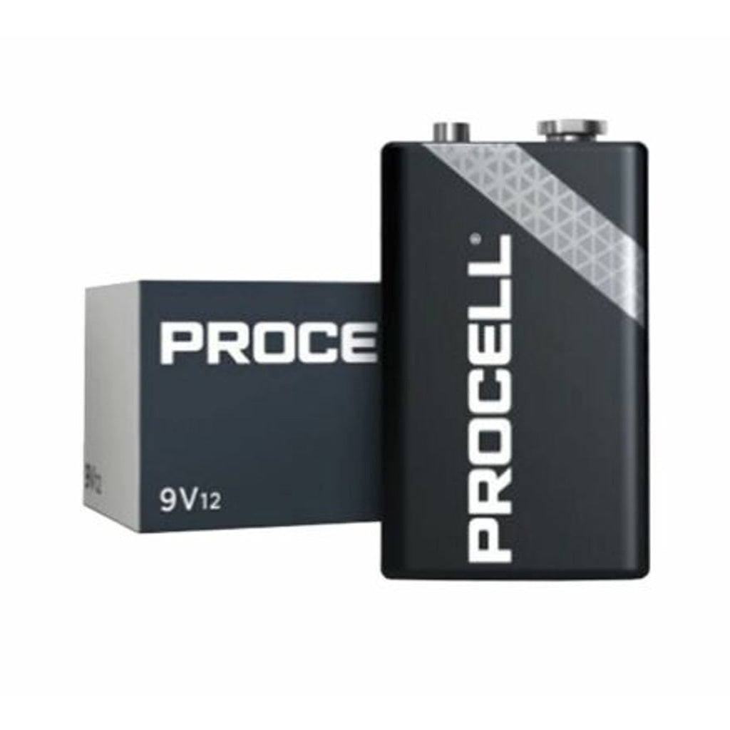 Procell - Industrial Alkaline Batteries 9V, For Professional Devices, Pack of 12 - - Mounts For Less