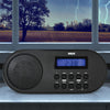 RCA AM/FM Weather Alert Radio with NOAA Updates & Alarm Clock, Black - RCWR7V - - Mounts For Less