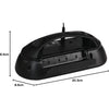 RCA AM/FM Weather Alert Radio with NOAA Updates & Alarm Clock, Black - RCWR7V - - Mounts For Less