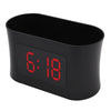 RCA Dual Alarm Clock with USB Charging, Integrated Organizer and Battery Backup, Black - RCDC45V - - Mounts For Less