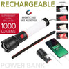 RCA - LED Flashlight and Lantern with 2000mAh Charging Bank, Rechargeable - - Mounts For Less