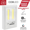 RCA - Wireless COBLED Wall Light, Dimmable, 240 Lumens, White - - Mounts For Less