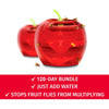 Raid - Set of 2 Fruit Fly Traps, 120 Day Supply, Insecticide Free - - Mounts For Less