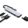 Rockstone - USB Type-C 5 In 1 Hub, USB-A, HDMI and USB-C - - Mounts For Less