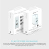 Rockstone - Wall Charger PD45 with USB-A 2.4A and USB-C 45W, White - - Mounts For Less