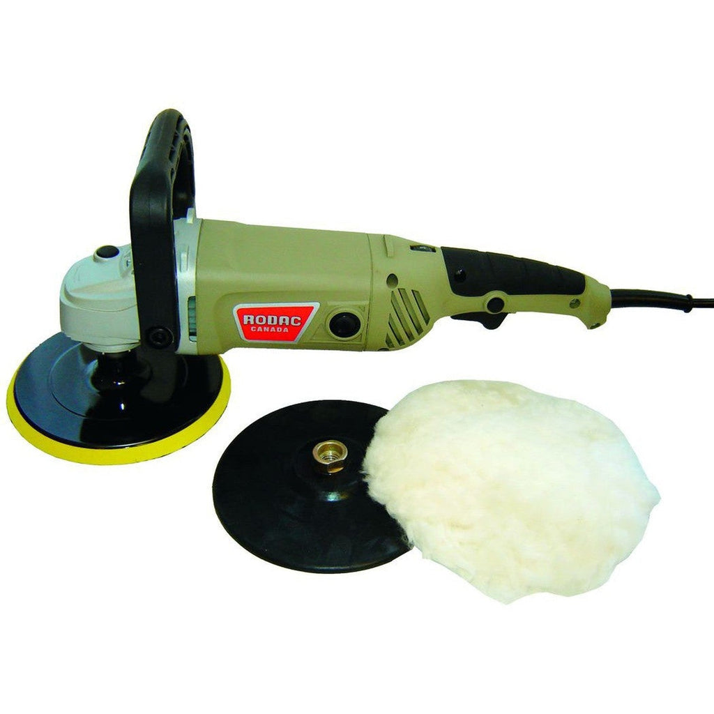 Rodac - 7" Variable Speed Sander / Polisher 120V -11.0 A - - Mounts For Less