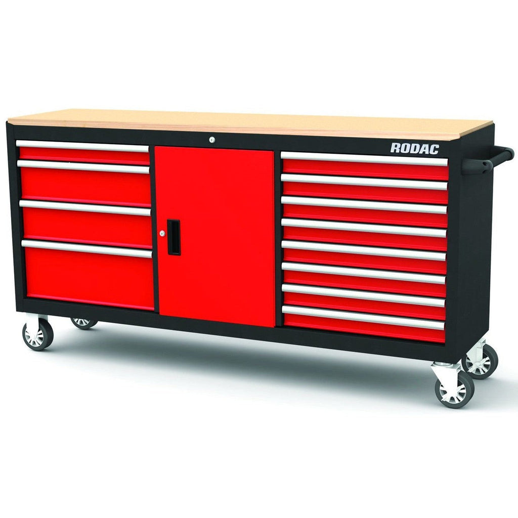 Rodac - 72"12 Drawer 1Dr.Roller Cab 24" Depth - - Mounts For Less